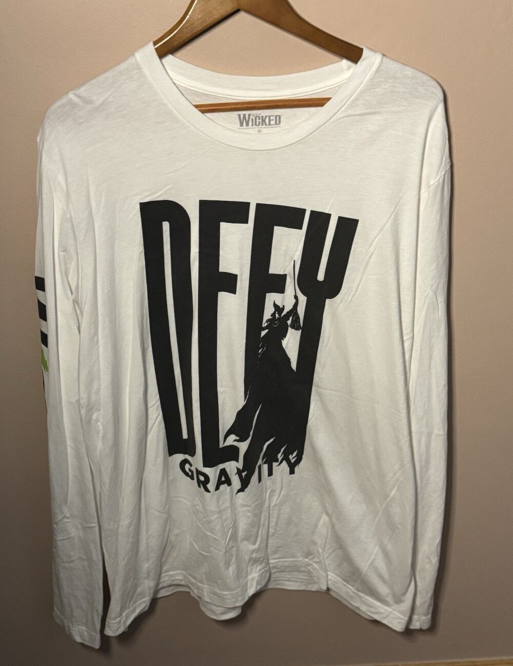 Wicked DEFY Gravity White Long Sleeve T-Shirt XXL